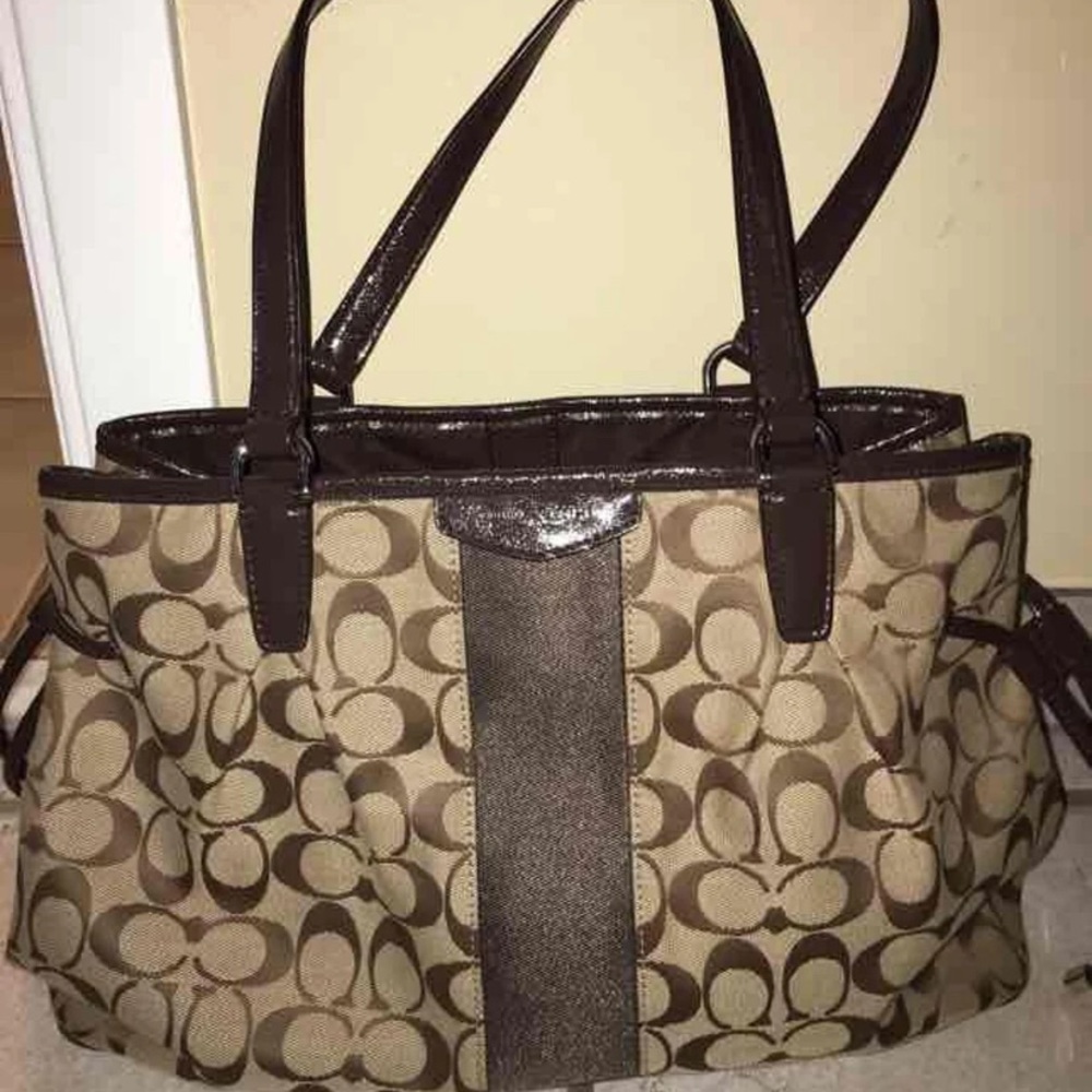 Authentic Brown Coach Bag